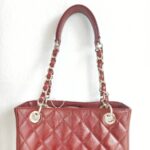 Chanel PST Maroon Grained Calfskin with Silver Hardware #GUUSU-2 - Image 14