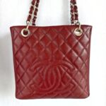 Chanel PST Maroon Grained Calfskin with Silver Hardware #GUUSU-2 - Image 3