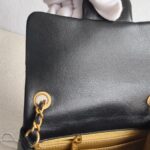 Chanel Pearl Crush Mini Square Flap Black Lambskin with Gold Hardware #GUUYR-1 - Image 19