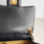 Chanel Pearl Crush Mini Square Flap Black Lambskin with Gold Hardware #GUUYR-1 - Image 20