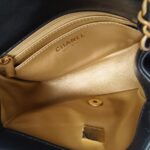 Chanel Pearl Crush Mini Square Flap Black Lambskin with Gold Hardware #GUUYR-1 - Image 30