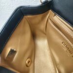 Chanel Pearl Crush Mini Square Flap Black Lambskin with Gold Hardware #GUUYR-1 - Image 27