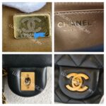 Chanel Pearl Crush Mini Square Flap Black Lambskin with Gold Hardware #GUUYR-1 - Image 18