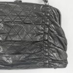 Chanel Shoulder Bag Black Lambskin with Silver Hardware #GUUKO-1 - Image 4