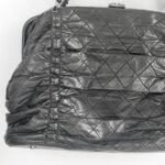 Chanel Shoulder Bag Black Lambskin with Silver Hardware #GUUKO-1 - Image 3