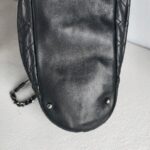 Chanel Shoulder Bag Black Lambskin with Silver Hardware #GUUKO-1 - Image 13