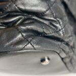 Chanel Shoulder Bag Black Lambskin with Silver Hardware #GUUKO-1 - Image 18