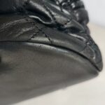 Chanel Shoulder Bag Black Lambskin with Silver Hardware #GUUKO-1 - Image 17