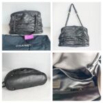 Chanel Shoulder Bag Black Lambskin with Silver Hardware #GUUKO-1 - Image 2