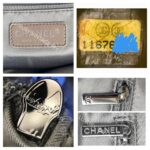 Chanel Shoulder Bag Black Lambskin with Silver Hardware #GUUKO-1 - Image 24