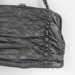 Chanel Shoulder Bag Black Lambskin with Silver Hardware #GUUKO-1 - Image 6