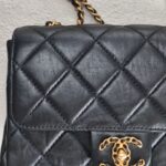 Chanel Small flap Bag Black Lambskin with Gold Hardware #GUUKU-3 - Image 3