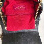 Chanel Small flap Bag Black Lambskin with Gold Hardware #GUUKU-3 - Image 23