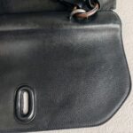 Delvaux Modele Depose Messenger Black Calfskin with Silver Hardware #GUUUS-1 - Image 4