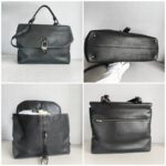 Delvaux Modele Depose Messenger Black Calfskin with Silver Hardware #GUUUS-1 - Image 2