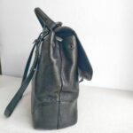 Delvaux Modele Depose Messenger Black Calfskin with Silver Hardware #GUUUS-1 - Image 8