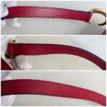 Dior Saddle Bag Medium Maroon Leather with Gold Hardware #GUUUL-1 - Image 20