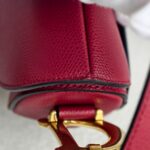 Dior Saddle Bag Medium Maroon Leather with Gold Hardware #GUUUL-1 - Image 26