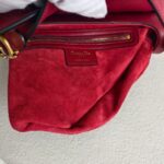 Dior Saddle Bag Medium Maroon Leather with Gold Hardware #GUUUL-1 - Image 32