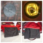 Fendi Peekaboo Maroon Leather with Mesh Defender Cover #RSUC-1 - Image 33