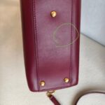 Fendi Peekaboo Maroon Leather with Mesh Defender Cover #RSUC-1 - Image 11