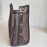 Fendi Peekaboo Maroon Leather with Mesh Defender Cover #RSUC-1 - Image 40