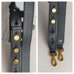 Fendi Strap Black Leather and Gold Hardware #ROTR-1 - Image 5