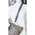 Fendi Strap Black Leather and Gold Hardware #ROTR-1 - Image 9