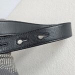 Fendi Strap Black Leather and Gold Hardware #ROTR-1 - Image 3