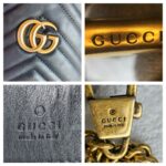 Gucci GG Marmont Bucket Black Leather with Gold Hardware #GUUKT-2 - Image 16