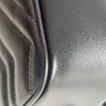 Gucci GG Marmont Mini Black Leather with Gold Hardware #GUUCR-1 - Image 20