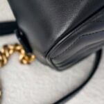 Gucci GG Marmont Mini Black Leather with Gold Hardware #GUUCR-1 - Image 21