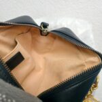 Gucci GG Marmont Mini Black Leather with Gold Hardware #GUUCR-1 - Image 27