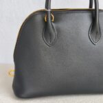 Hermes Bolide 25 Black Epsom Leather with Gold Plated Hardware Bag #GUUYU-1 - Image 5