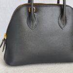 Hermes Bolide 25 Black Epsom Leather with Gold Plated Hardware Bag #GUUYU-1 - Image 3