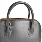 Hermes Bolide 25 Black Epsom Leather with Gold Plated Hardware Bag #GUUYU-1 - Image 18