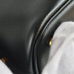 Hermes Bolide 25 Black Epsom Leather with Gold Plated Hardware Bag #GUUYU-1 - Image 14