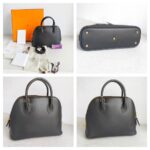 Hermes Bolide 25 Black Epsom Leather with Gold Plated Hardware Bag #GUUYU-1 - Image 2
