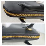 Hermes Bolide 25 Black Epsom Leather with Gold Plated Hardware Bag #GUUYU-1 - Image 9