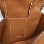 Hermes Della Mini Brown Epsom Leather with Gold Hardware #GUUYU-2 - Image 24