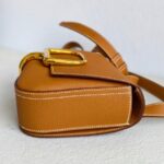 Hermes Della Mini Brown Epsom Leather with Gold Hardware #GUUYU-2 - Image 5