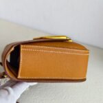 Hermes Della Mini Brown Epsom Leather with Gold Hardware #GUUYU-2 - Image 6
