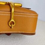 Hermes Della Mini Brown Epsom Leather with Gold Hardware #GUUYU-2 - Image 10