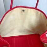 Hermes Garden Party 36cm Red Leather with Palladium Hardware #GUUYS-1 - Image 29