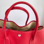 Hermes Garden Party 36cm Red Leather with Palladium Hardware #GUUYS-1 - Image 18