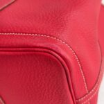 Hermes Garden Party 36cm Red Leather with Palladium Hardware #GUUYS-1 - Image 11