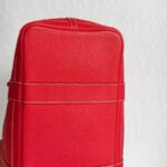 Hermes Garden Party 36cm Red Leather with Palladium Hardware #GUUYS-1 - Image 9