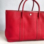 Hermes Garden Party 36cm Red Leather with Palladium Hardware #GUUYS-1 - Image 5