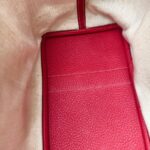 Hermes Garden Party 36cm Red Leather with Palladium Hardware #GUUYS-1 - Image 31