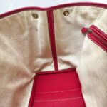 Hermes Garden Party 36cm Red Leather with Palladium Hardware #GUUYS-1 - Image 26